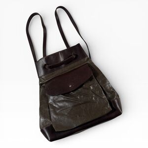 ✨ Vintage m0851 Convertible Backpack Crossbody Genuine Leather